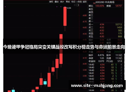 今晚德甲争冠格局突变关键战役改写积分榜走势与命运前景走向 今晚德甲争冠格局突变关键战役改写积分榜走势与命运前景走向